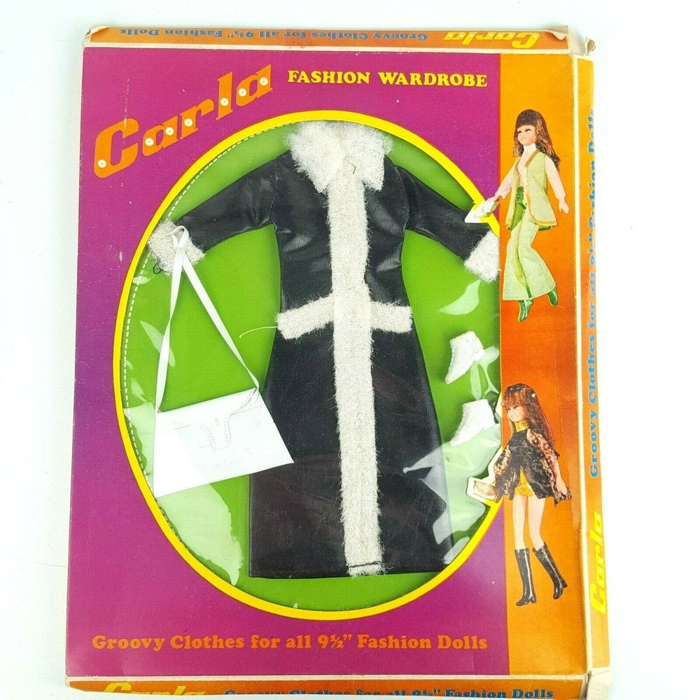 Vintage NOS 70's Carla Groovy Clothes For All 9.5" Fashion Dolls Hong Kong